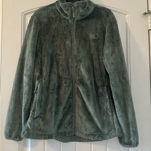 The North Face Women’s Plush Full-Zip Jacket — Sage Green Sz XL soft & cozy